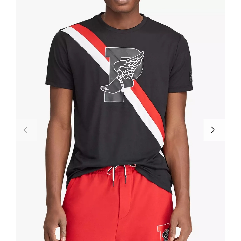 Polo Ralph Lauren Active Fit P-Wing Graphic T-Shirt, Polo Black